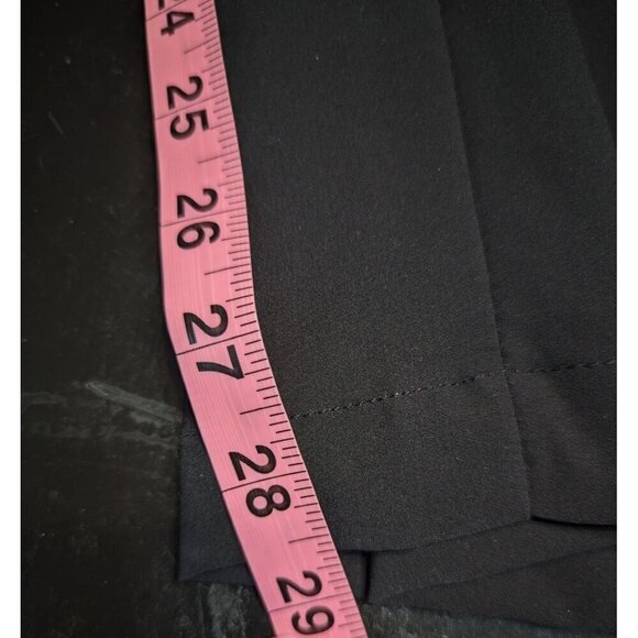 Lane Bryant Wide Leg On The Go Mid Rise Draped Trouser Pants Black Size … - Picture 12 of 12